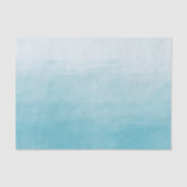 Aqua-Glücks-Aquarell Ombre Seidenpapier (Vorderseite)