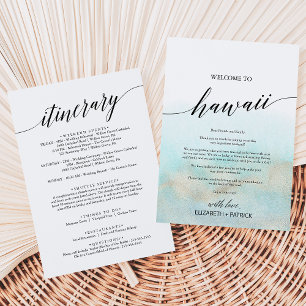 Aqua Gold Beach Hawaii Begrüßungsbrief und Informa