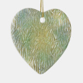 Aqua Gold Blue Dream Keramik Ornament (Rechts)