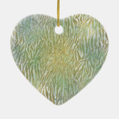 Aqua Gold Blue Dream Keramik Ornament (Hinten)