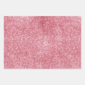 Aqua Gold Pink Glitzer Glam Einhorn Sparkasse   Geschenkpapier Set (Vorderseite 2)