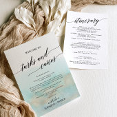 Aqua Gold Turks Caicos Begrüßungsanzeige