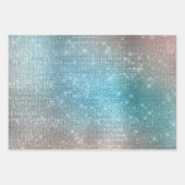 Aqua Gold Unicorn Sparkle Geschenkpapier Set (Vorderseite)