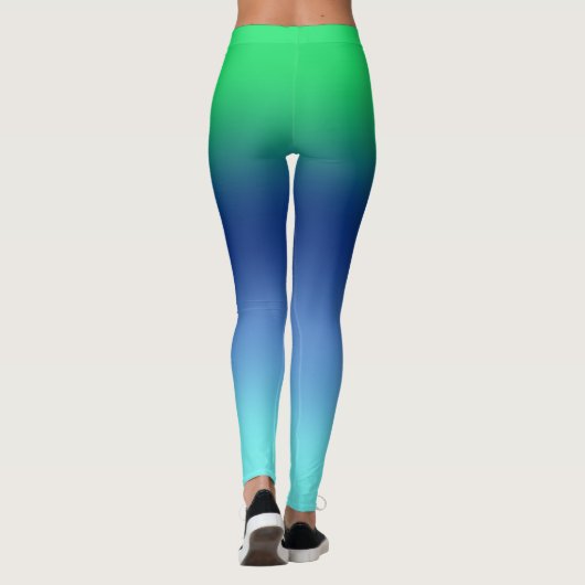 Aqua Gradient Leggings (Rückseite)