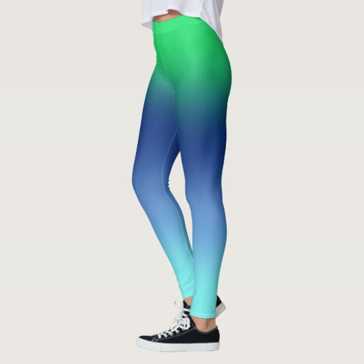 Aqua Gradient Leggings (Links)