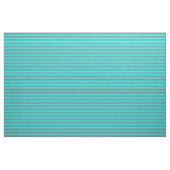 Aqua & Gray Lines Muster Stoff (Fat Quarter (45,7 x 55,9 cm))