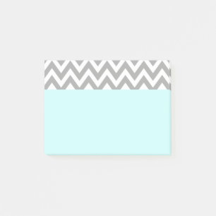 Aqua Gray Post It Notes Post-it Klebezettel