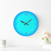 Aqua/green/ Blue Red > Kitchen Clock Große Wanduhr (Zuhause)