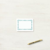 Aqua Green Extravagant Frame Post-it Klebezettel (Auf Schreibtisch)