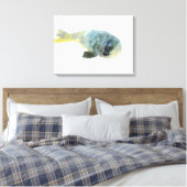 Aqua Green Leinwanddruck (Insitu (Schlafzimmer))