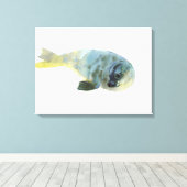 Aqua Green Leinwanddruck (Insitu (Holzboden))