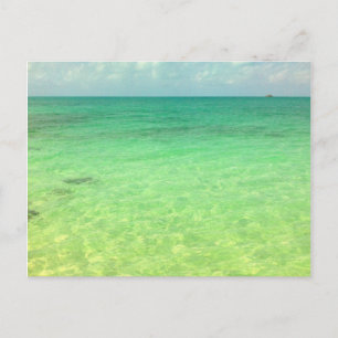 Aqua Green Ocean Foto Turks und Caicos Postkarte