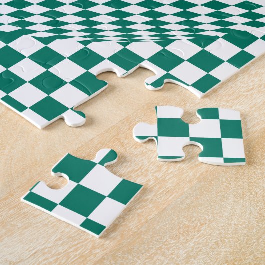 Aqua Green optische Illusionen Puzzle (Seite)