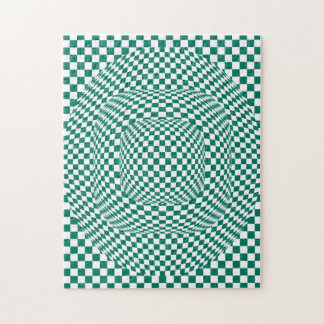Aqua Green optische Illusionen Puzzle