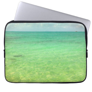 Aqua Green Ozean Turks- und Caicos-Foto Laptopschutzhülle
