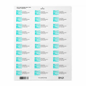 Aqua Green Pool Wasser Abstrakter Hintergrund (Vorne)