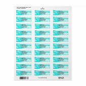 Aqua Green Pool Wasser Abstrakter Hintergrund (Vorne)