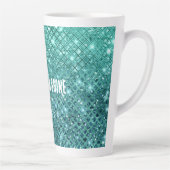 Aqua Green Sparkle Milchtasse (Rechts)