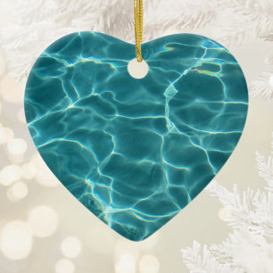 Aqua Green Swimming Pool Foto Herzstück Keramik Ornament