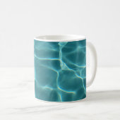 Aqua Green Swimming Pool Foto Kaffeetasse (VorderseiteRechts)