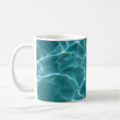 Aqua Green Swimming Pool Foto Kaffeetasse (Links)