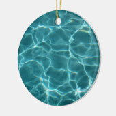 Aqua Green Swimming Pool Foto Keramikornament (Links)