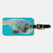 Aqua-Grün Gepäckanhänger (Vorderseite horizontal)