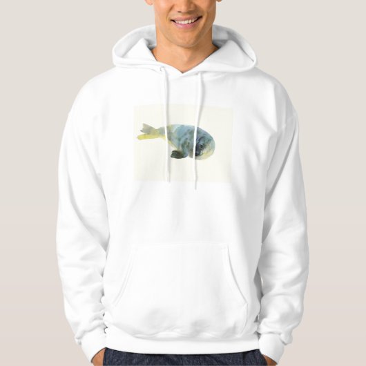 Aqua-Grün Hoodie (Vorderseite)