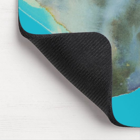 Aqua-Grün Mousepad (Ecke)