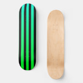 Aqua-grüne u. schwarze skateboard (Vorderseite)