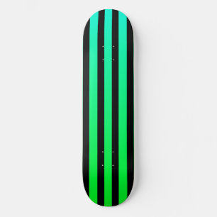 Aqua-grüne u. schwarze skateboard