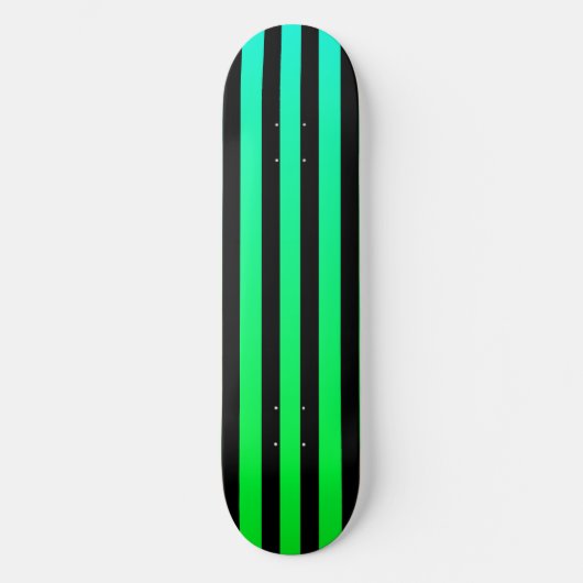 Aqua-grüne u. schwarze skateboard (Vorderseite)