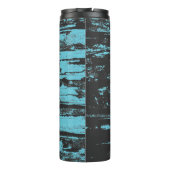 Aqua Grunge Cool Thermosbecher (Rückseite)