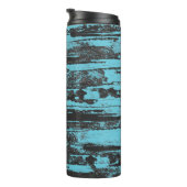 Aqua Grunge Cool Thermosbecher (Nach rechts gedreht)