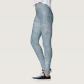 Aqua Grunge Pattern Leggings (Links)