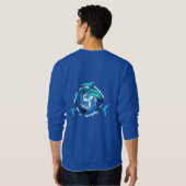 Aqua Harmony: Dreifaltigkeit der miteinander verbu Sweatshirt (Schwarz voll)