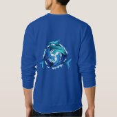 Aqua Harmony: Dreifaltigkeit der miteinander verbu Sweatshirt (Rückseite)