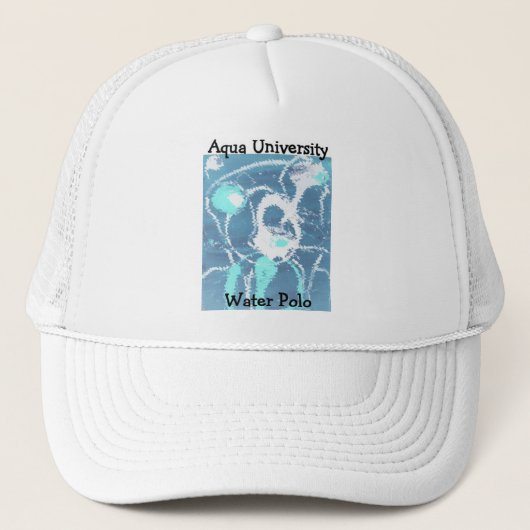 Aqua Hat Truckerkappe (Vorderseite)