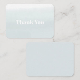 Aqua Haze Aquarell Mitteilungskarte