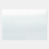 Aqua Haze Aquarellfarbe Geschenkpapier Set (Vorderseite)