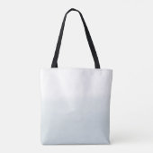 Aqua Haze Aquarellfarbe Tasche (Rückseite)