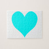 Aqua Heart Puzzle (Horizontal)