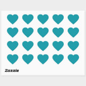 Aqua Heart Sticker (Blatt)