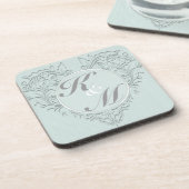 Aqua HeartyChic Untersetzer (Linke Seite)