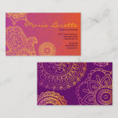 Aqua HEMSA HAND von GOTT Visitenkarte (Vorne/Hinten)