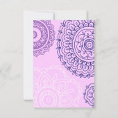 Aqua HEMSA Party Card für Beth Einladung (Rückseite)