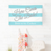 Aqua, hier kommt die Braut, Brautparty Banner (Insitu)