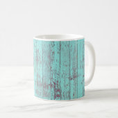 Aqua-Hintergrund Kaffeetasse (VorderseiteRechts)