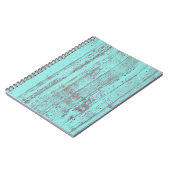 Aqua-Hintergrund Notizblock (Linke Seite)