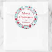 Aqua Holiday Stickers (Tasche)